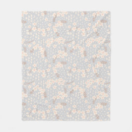 Vergissmeinnicht-Blumenmuster Fleecedecke