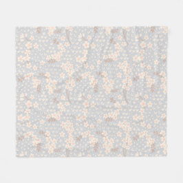 Vergissmeinnicht-Blumenmuster Fleecedecke