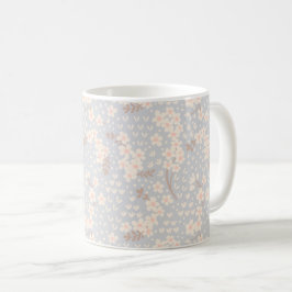 Vergissmeinnicht-Blumenmuster Kaffeetasse
