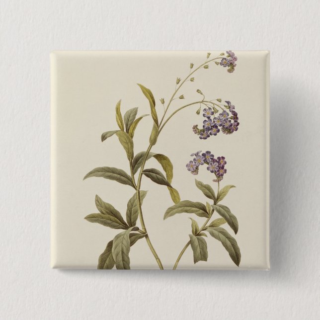 Vergissmeinnicht Button (Vorderseite)