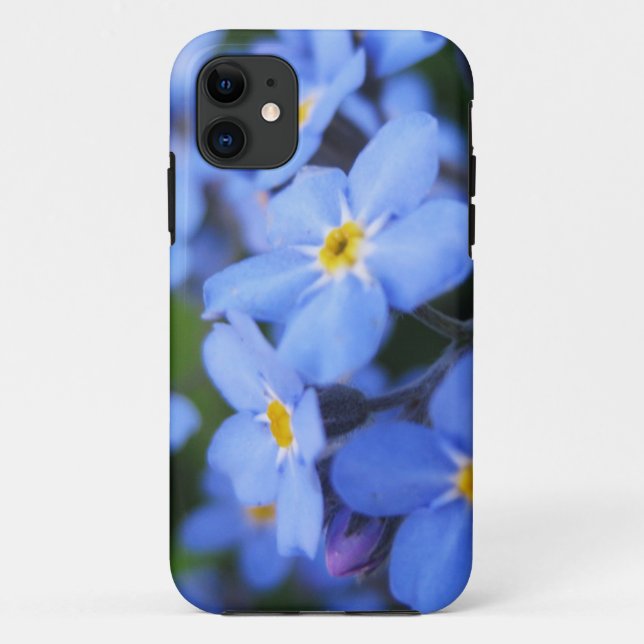 Vergissmeinnicht Case-Mate iPhone Hülle (Rückseite)