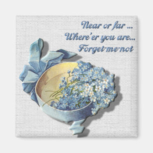 Vergissmeinnicht nah oder fern magnet