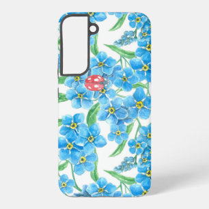 Vergissmeinnicht nahtloses Blumenmuster Samsung Galaxy Hülle