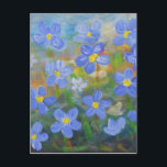 Vergissmeinnicht Postkarte<br><div class="desc">Inspirierte Vorlage Art. des Vergissmeinnichts.</div>