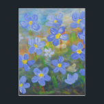 Vergissmeinnicht Postkarte<br><div class="desc">Inspirierte Vorlage Art. des Vergissmeinnichts.</div>