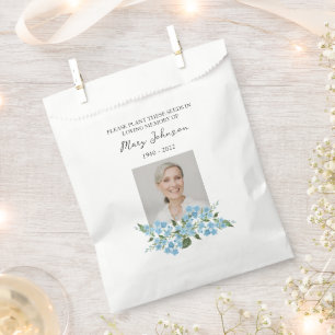 Vergissmeinnicht-Samenpackung Gedenkfeier Beerdigu Geschenktütchen