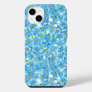 Vergissmeinnicht Wasserfarbe iPhone 14 Plus Hülle