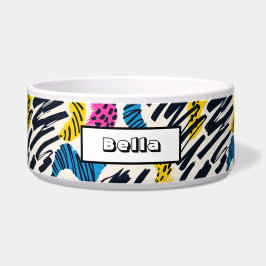 Vergnügen bunt abstrakt zeichnend Tiermuster Napf