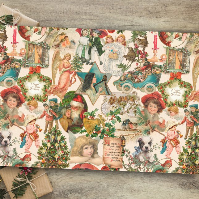 Vergnügen, Feiern und farbenfrohe Weihnachten Seidenpapier (Von Creator hochgeladen)
