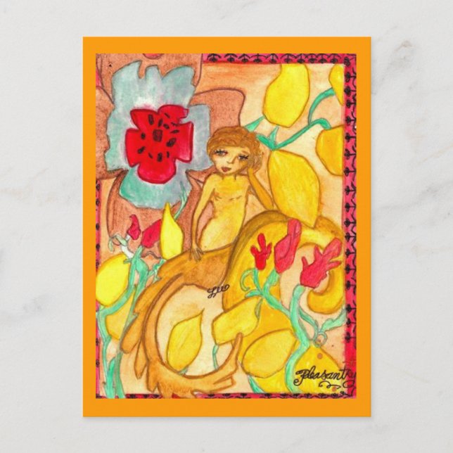 Vergnügen Postkarte (Vorderseite)