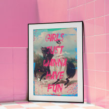 Vergnügen Sie sich mit moderner Kunst, trendigem W