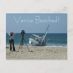 Vergnügen Venedig Beach Postcard! Postkarte