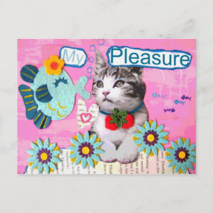 Vergnügen - Vintag Postkarte