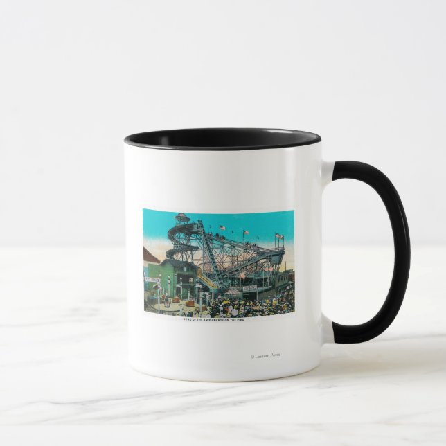Vergnügungsfahrten am Pike, Long Beach Tasse (Rechts)