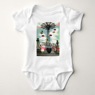 Vergnügungspark Coney Islands Luna Park Brooklyn Baby Strampler