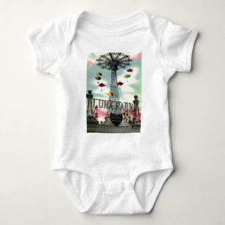 Vergnügungspark Coney Islands Luna Park Brooklyn Baby Strampler