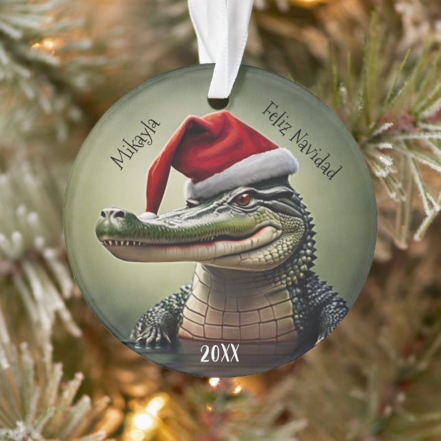 Vergnügungspark in der Weihnachtsmannmütze Ornament (Baum)
