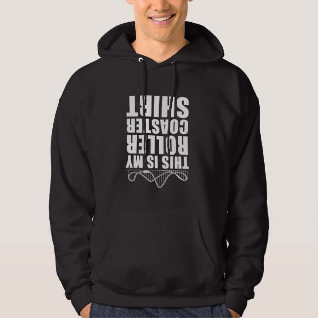 Vergnügungspark RollerCoaster Hoodie (Vorderseite)