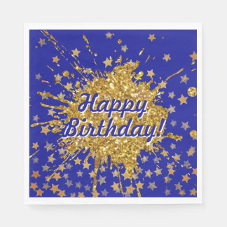 Vergnügungspark Rosa Funkeln Glitzer Graffiti Anst Serviette