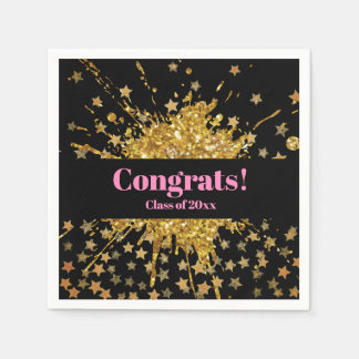 Vergnügungspark Rosa Funkeln Glitzer Graffiti Anst Serviette