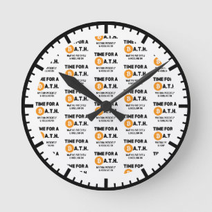 VERGNÜGUNGSZEIT FÜR EIN BAD (Bitcoin All Time High Runde Wanduhr