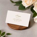Vergoldet Modern und Elegant Visitenkarte<br><div class="desc">Es beschriftet elegant; Vergoldet Grund.  Schick und veredelt.</div>