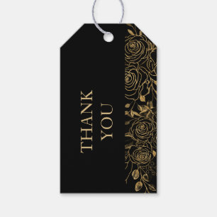 vergoldete Blüten Geschenkanhänger
