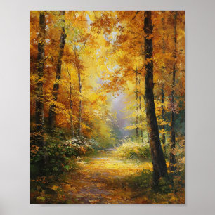 Vergoldete Flüstern: Eine sonnendurchflutete Reise Poster