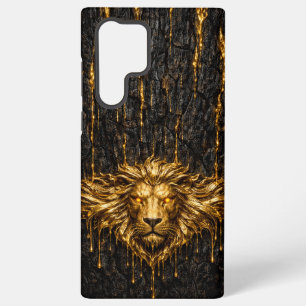 Vergoldete Rinden Flüssiges Gold Löwe Samsung Galaxy Hülle