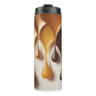 Vergoldete Tropfen - Flüssige Luxuskunst - Magnet Thermosbecher