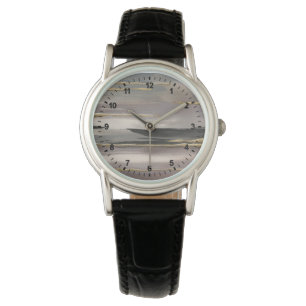 Vergoldeter Goldabstrakter Druck des Armbanduhr