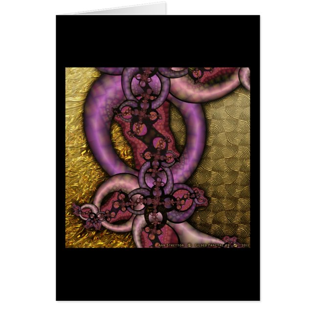 Vergoldetes Fraktal #9 (Vorne)