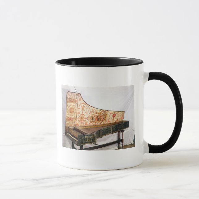 Vergoldetes und gemaltes Cembalo Tasse (Rechts)