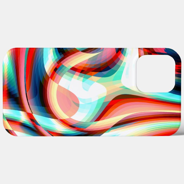 Vergrößern der gekrümmten roten Linien, überlagert Case-Mate iPhone Hülle (Rückseite (Horizontal))