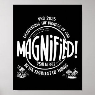 Vergrößerte Ferienbibelschule Vbs 2025 Psalm Chu Poster