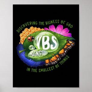 Vergrößerte Vbs 2025 Die Größe Gottes entdecken Poster