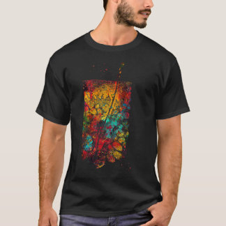 Vergrößerter Hautabschnitt T-Shirt