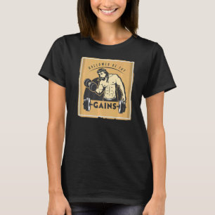 Verhaftet werden, ihr gewinnt Muskel Jesus Gewicht T-Shirt