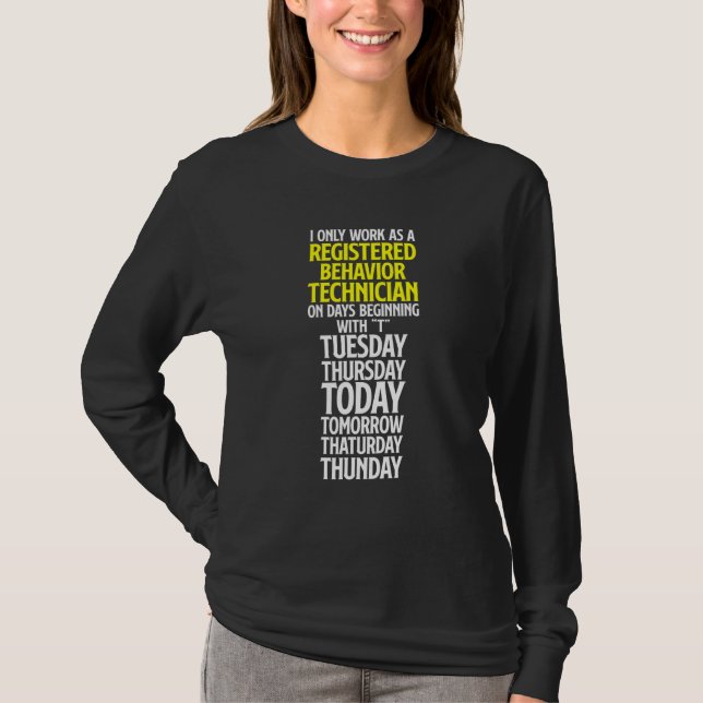 Verhalten des Technikers Tech RBT 1 T-Shirt (Vorderseite)