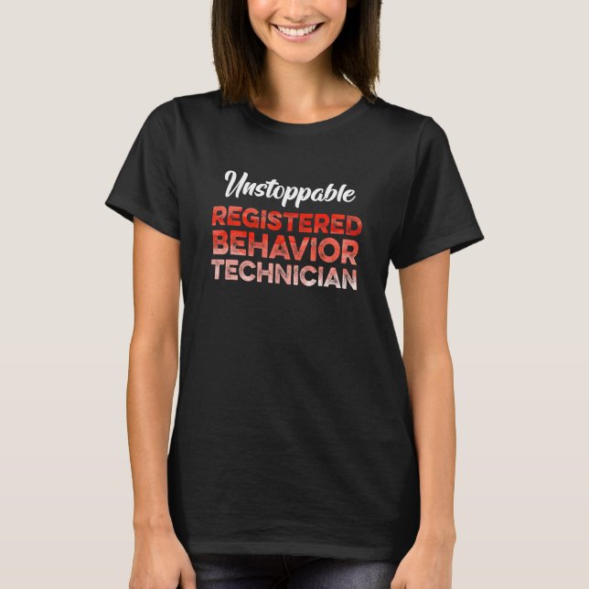 Verhalten des Technikers Tech RBT 34 T-Shirt (Vorderseite)