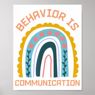 Verhalten ist Kommunikation besondere Bildung SPED Poster