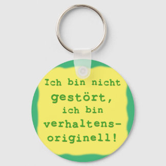 verhalten Soriginell Schlüsselanhänger