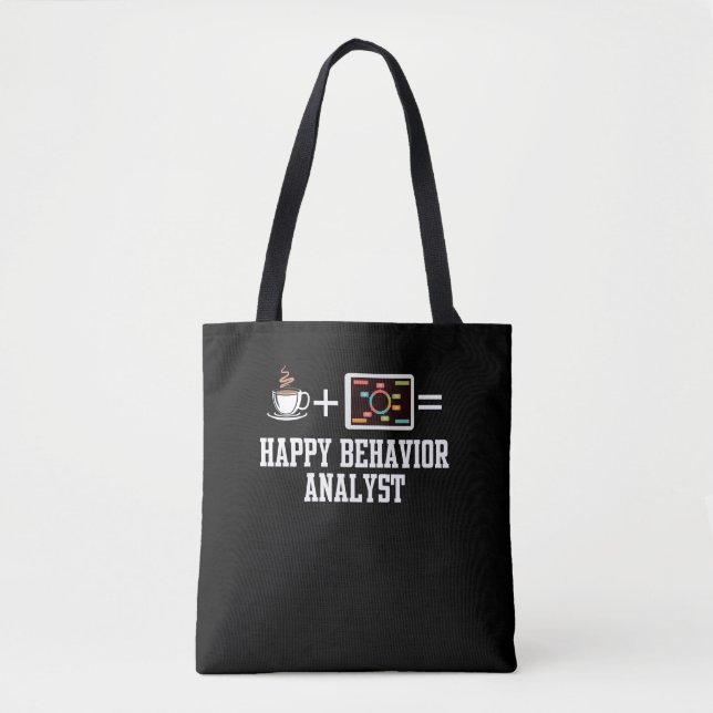 Verhaltenanalytiker-Shirt für BCBA BCaBA RBT Tasche (Vorderseite)