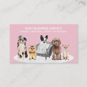Verhaltensforscher für rosa weiße Hunde Visitenkarte