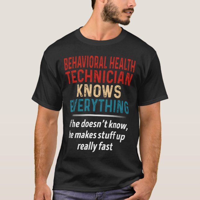 Verhaltensforscher wissen alles T-Shirt (Vorderseite)