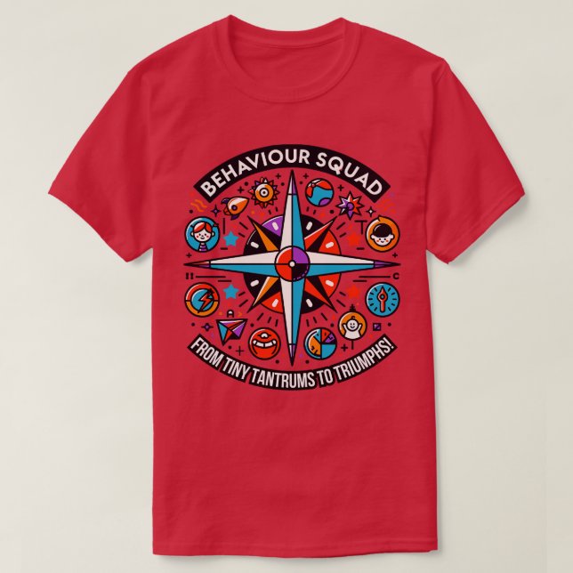 Verhaltensquad von winzigen Trommeln zu Triumphen T-Shirt (Design vorne)