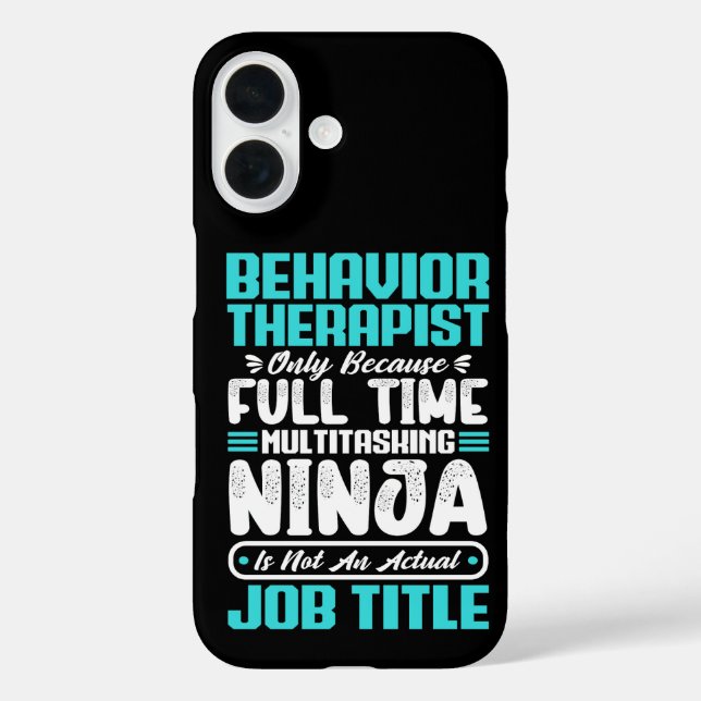 Verhaltenstherapeut Berufstitel Profession Karrier iPhone 16 Hülle (Rückseite)