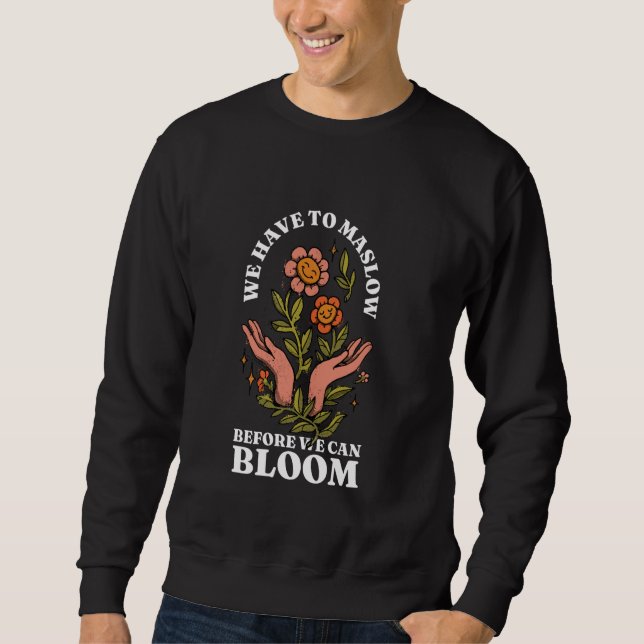 Verhaltenstherapeut, den wir maskieren müssen, bev sweatshirt (Vorderseite)