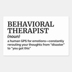 Verhaltenstherapeut - Funny Definition Stickers