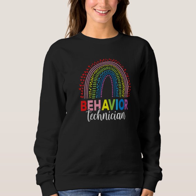 Verhaltenstherapeut Rainbow Aba Sweatshirt (Vorderseite)